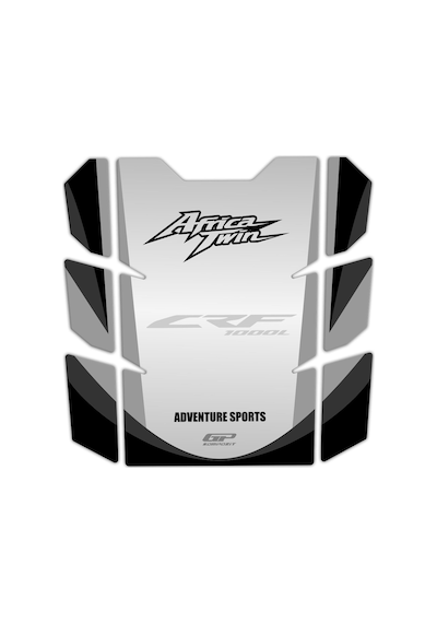 GP Kompozit Honda Africa Twin CRF1000L 2018-2019 Uyumlu Tank Pad Seti Siyah
