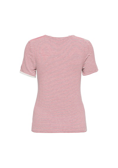 Only Bayan T Shirt 15315406 Ekru-kırmızı