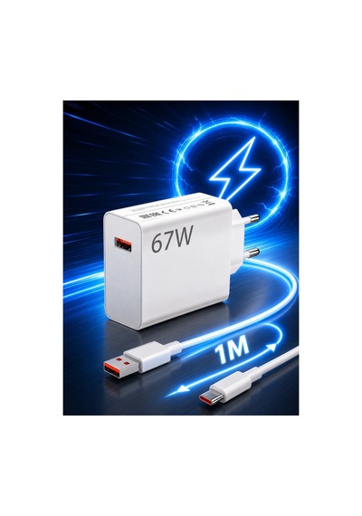 67w Şarj Adaptörü Seti Redmi Uyumlu Şarj Adaptörü +seti