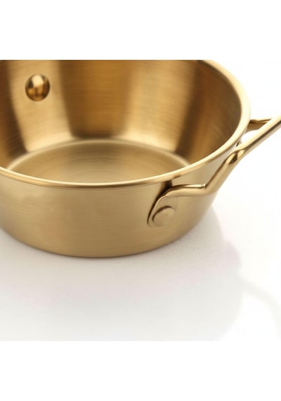 Amberhaus Gold Renk Paslanmaz Çelik Mini Sahan Ve Sunumluk - Kulplu Metal Kahvaltılık, Sosluk Ve Meze Tabağı - Mat Altın Görünümlü Servis Tavası 10 Cm Çok Renkli Amberhaus Gold Renk Paslanmaz Çelik Mini Sahan Ve Sunumluk - Kulplu Metal Kahvaltılık, Sosluk Ve Meze Tabağı - Mat Altın Görünümlü Servis Tavası 10 Cm Çok Renkli