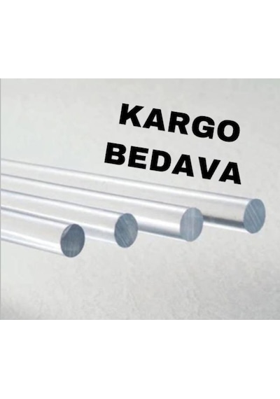 Pleksi Şeffaf Çubuk Yuvarlak