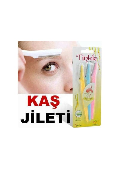 Kaş Jileti Kaş Usturası Kaş Düzeltici 3'lü  Paket