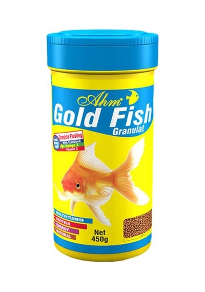Ahm Gold Fish Granulat Granül Japon Balığı Yemi 1000 Ml