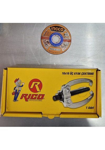 Rıco 16x16 3 Ayak Çektirme Rulman Çektirme + Kesme Taşı