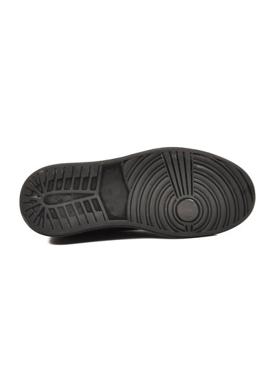 Walkway Siyah Kroko Lastik Bağcıklı Erkek Sneaker Balase M
