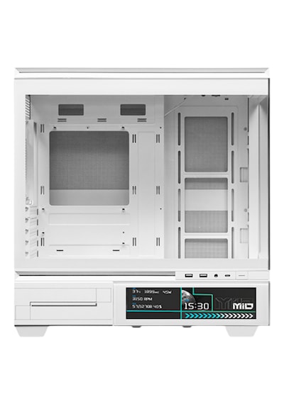 Thermalright Tl-m10 Vision White Argb Temperli Cam Mid Tower Matx Gaming Kasa
