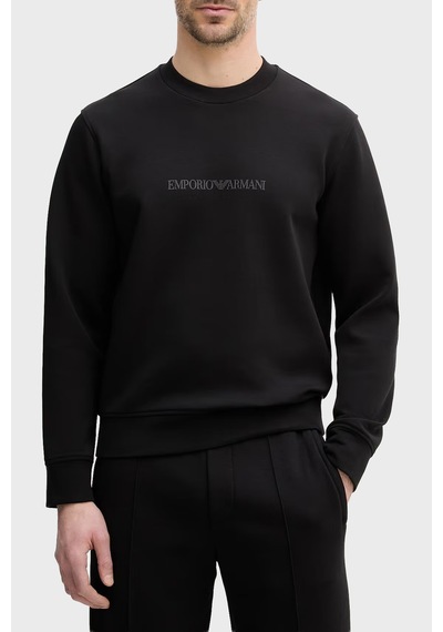 Emporio Armani Pamuklu Regular Fit Bisiklet Yaka Sweat Erkek Sweat Em004541 Af10013 Mc540 Siyah
