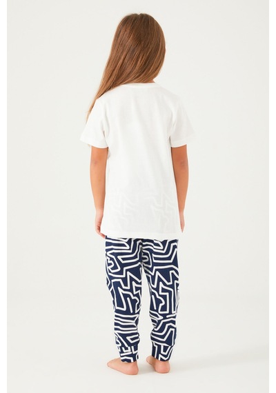 Arnetta Kız Çocuk Çok Renkli Pijama Takımı 5274-32807 Çok Renkli