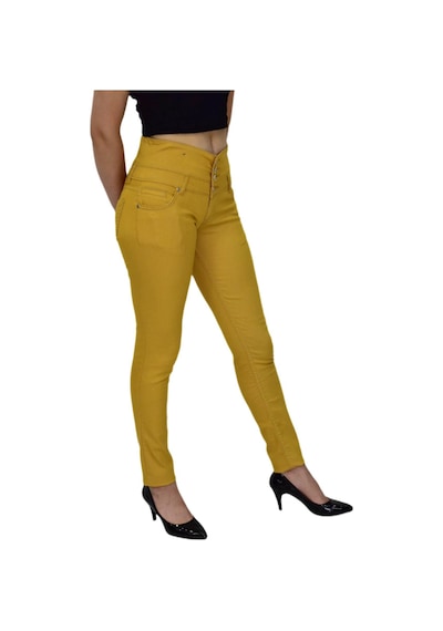 Kadın Yüksek Bel Kanvas Pantolon Bgl-st01575 001