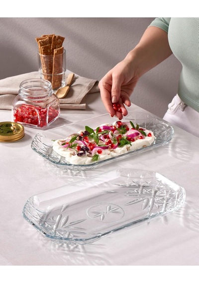 Paşabahçe Timeless Servis Tabağı 300 Mm 1 Hk Şeffaf