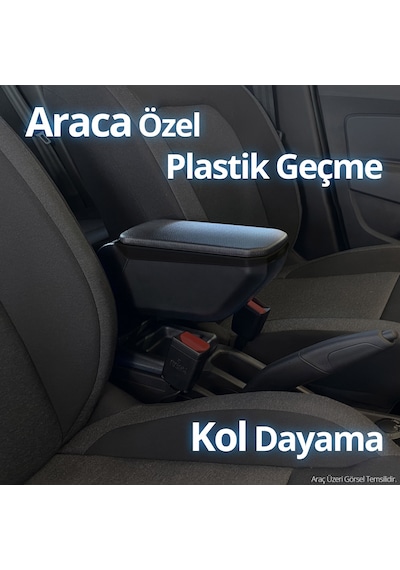 S-Dizayn Dacia Duster 2 Kol Dayama Kolçak Geçmeli ABS Siyah 2018