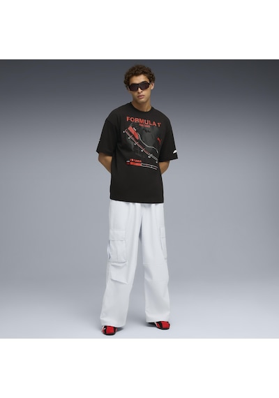 Puma 632655-01 F1 Graphic Tee - Relaxed Tişört Erkek T-shirt SIYAH