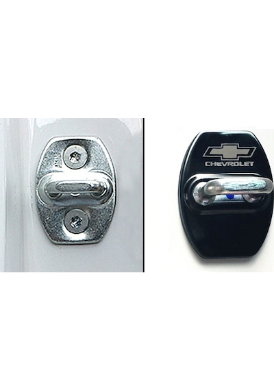 Chevrolet Krom Metal 3M Kapı Kilidi Logo 4 Lü Set (548670412)