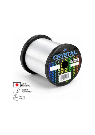1000 Mt Bobin Misina - Crystal - Şeffaf - Ekstra Güçlü - 0,40 Mm