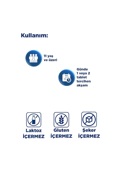 Dynavit Mag Night 30 Tablet - Akşam / Gece Magnezyumu - Magnezyum Bisglisinat, Passiflora, Valerian, B6-uyku