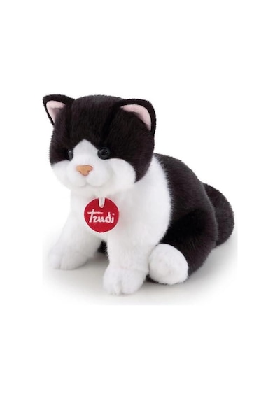 Peluş Siyah Beyaz Kedi 20 Cm