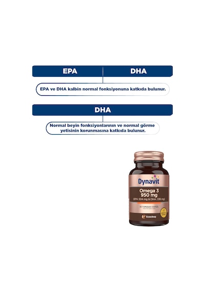 Dynavit Omega 3 950 MG Balık Yağı 30 Kapsül