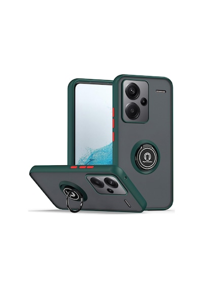 Nihcase Xiaomi Redmi Note 13 Pro Plus Kılıf Mat Montreal Yüzüklü Spot Kapak