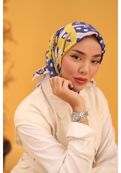 Silk Home Olinda Eşarp 48003-43 Lacivert