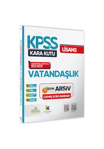 2026 Kpss Genel Kültür Vatandaşlık Kara Kutu Soru Bankası Ve Manifesto Çözümlü Branş Deneme 2li Seti