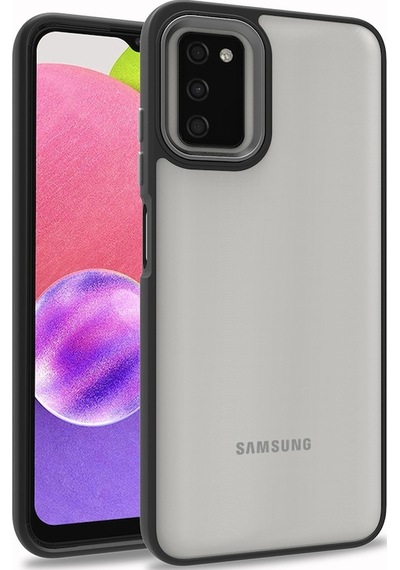 Samsung Galaxy Uyumlu A03S Renkli Kenarli Parlak Flora Kilif 547924934