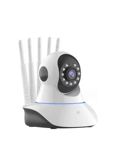1080p Wifi Güvenlik Kamerası 5 Antenli, Motorlu, Led Aydınlatmalı Ve Sensörlü
