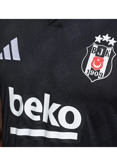 Lisanslı Adidas Beşiktaş Forma 25-26 Sezon Siyah Çocuk Forması Kişiye Özel