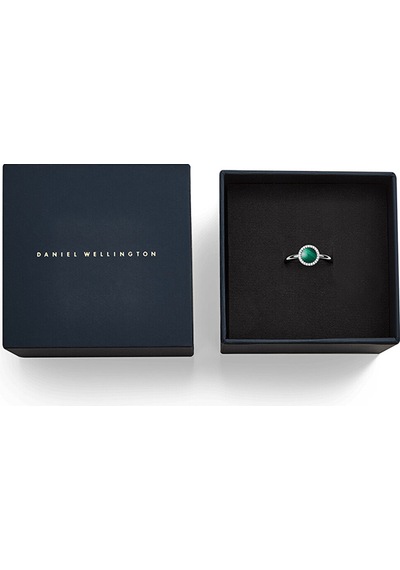 Audrey Ring Malachite Silver Gümüş