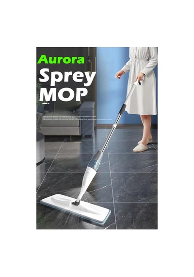 Aurora 360 Derece Dönebilen Su Hazneli Püskürtmeli Sprey Mop Sizdirma Yapmaz