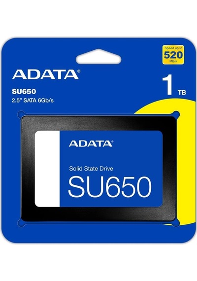 Adata 1tb 2.5" Su650 520-450mb-s Asu650ss-1tt-r Ssd Harddisk