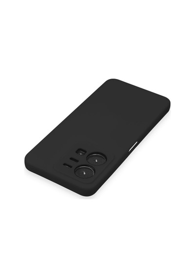 Vivo Y35 Kılıf Nano İçi Kadife Silikon - Siyah 0.2M-Çok Renkli