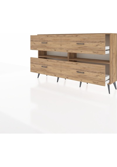 Arges Konsol 2 Raflı 4 Çekmeceli 176x30x99 Çam-çam Atlas Çam/atlas Çam - Atlas Çam Arges Konsol 2 Raflı 4 Çekmeceli 176x30x99 Çam-çam Atlas Çam/atlas Çam - Atlas Çam