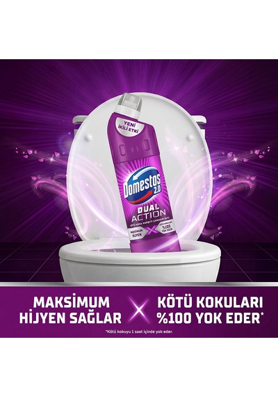 Domestos Dual Action Kötü Koku Karşıtı Çamaşır Suyu 750 Ml X3 Diğer