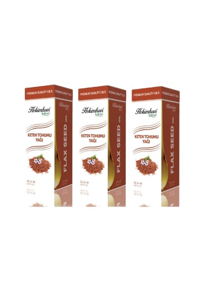 Hekimhan Bitkisel Keten Tohumu Yağı 3 x 20 ML