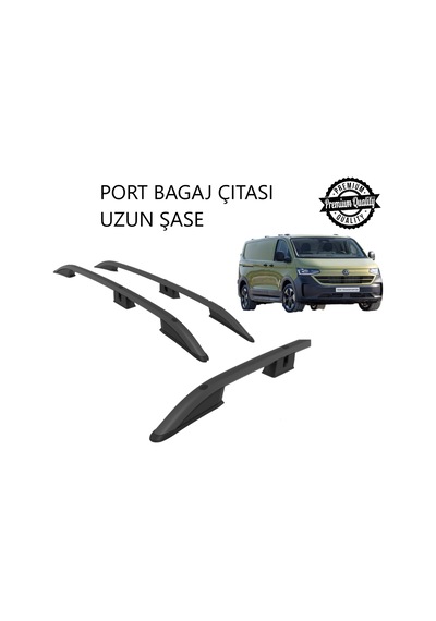 Transporter Panel Van Uzun Şase 2025 2026 2027 Portbagaj Tavan Çıtası Siyah