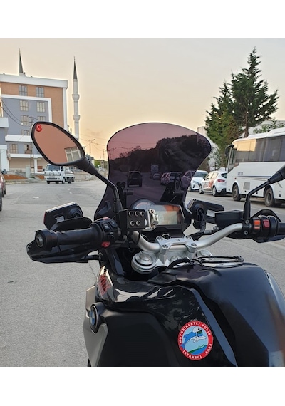 Motocam Bmw F 850 Gs Ön Cam 2018-2023 Model 49cm Siyah Renkli 4mm