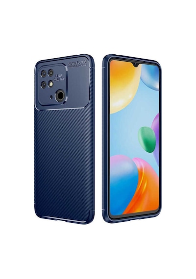 Xiaomi Redmi 10c Kılıf Zore Negro Silikon Kapak Lacivert