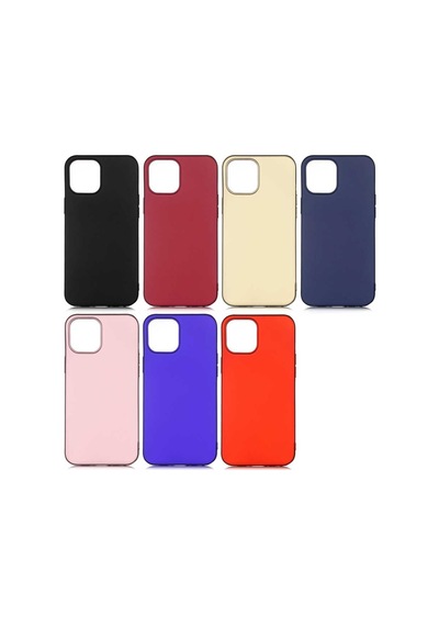 Apple Uyumlu iPhone 12 Kılıf Zore Premier Silikon Kapak-Siyah