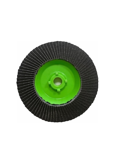 Flap Mermer Granit Cam Sc421X Ø115 Yeşil M14 Mermer Zımparası