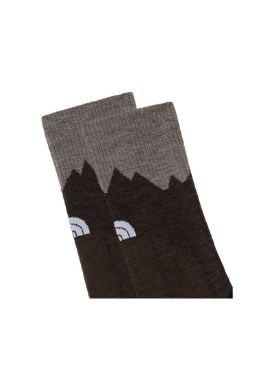 The North Face Mountaın Hıkıng Crew Sock Unisex Çorap Nf0a8egqfuc1 Kahverengi