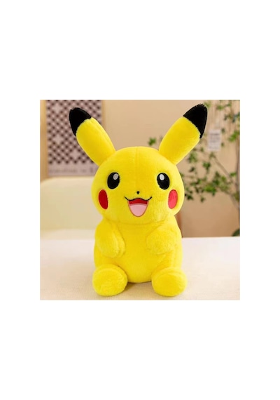 Büyük Boy Pikachu Peluş Oyuncak Pikaçu Oyuncak 35 Cm Sarı