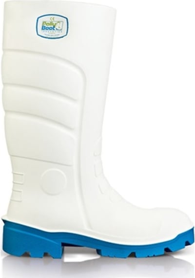 Polly Boot Galaxy 101 Beyaz Çelik Burunlu İş Çizmesi