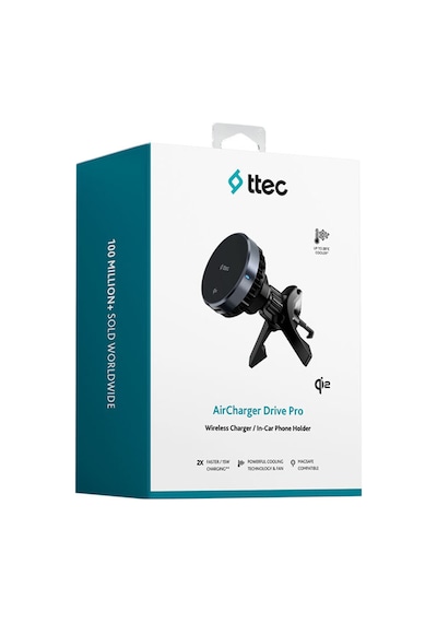 Ttec AirCharger Drive Pro Qi2 MagSafe Araç İçi Telefon Tutucu