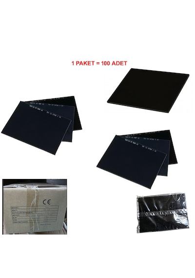 Junıor 777 Gen- 8x11 Mm Geniş Maske Camı 100 Adet
