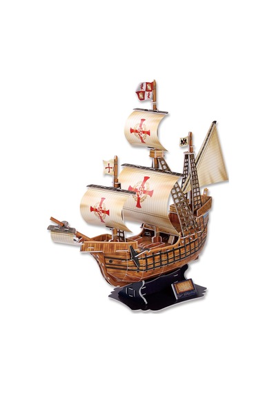 Cubic Fun 3d 113 Parça Puzzle Santa Maria  Gemisi