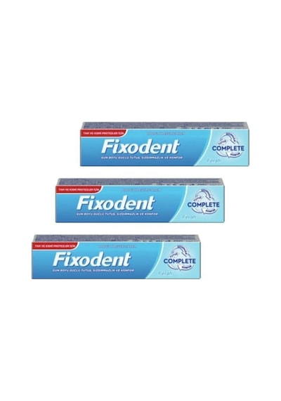 Complete Diş Protez Yapıştırıcı Krem Naneli 47 Gr X 3 Adet