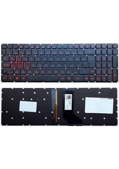 Acer Aspire An515-51-5218 Klavye Tuş Takımı Tr Işıklı