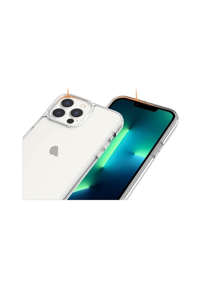 Apple Uyumlu iPhone 13 Pro Max Kilif Seffaf Silikon Hibrit Case 511351916