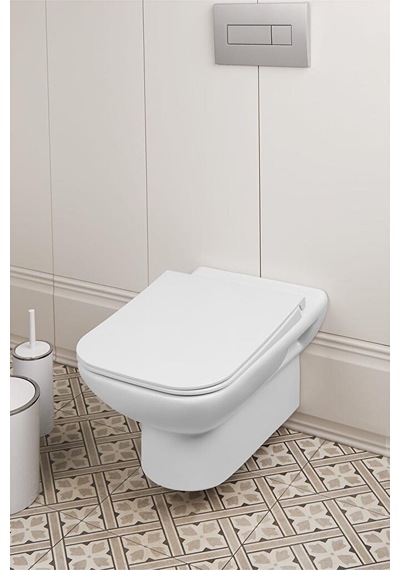 Housera Duroplast Slim Klozet Kapağı Beyaz