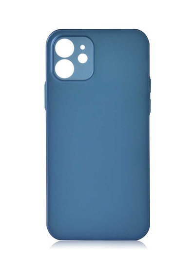 Apple Uyumlu iPhone 12 Kılıf ​​​​Zore Slims Kapak-Saks Mavi